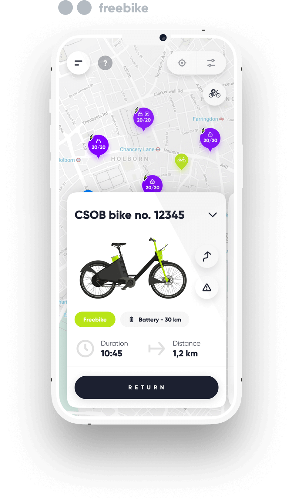 Vývoj mobilní aplikace Freebike