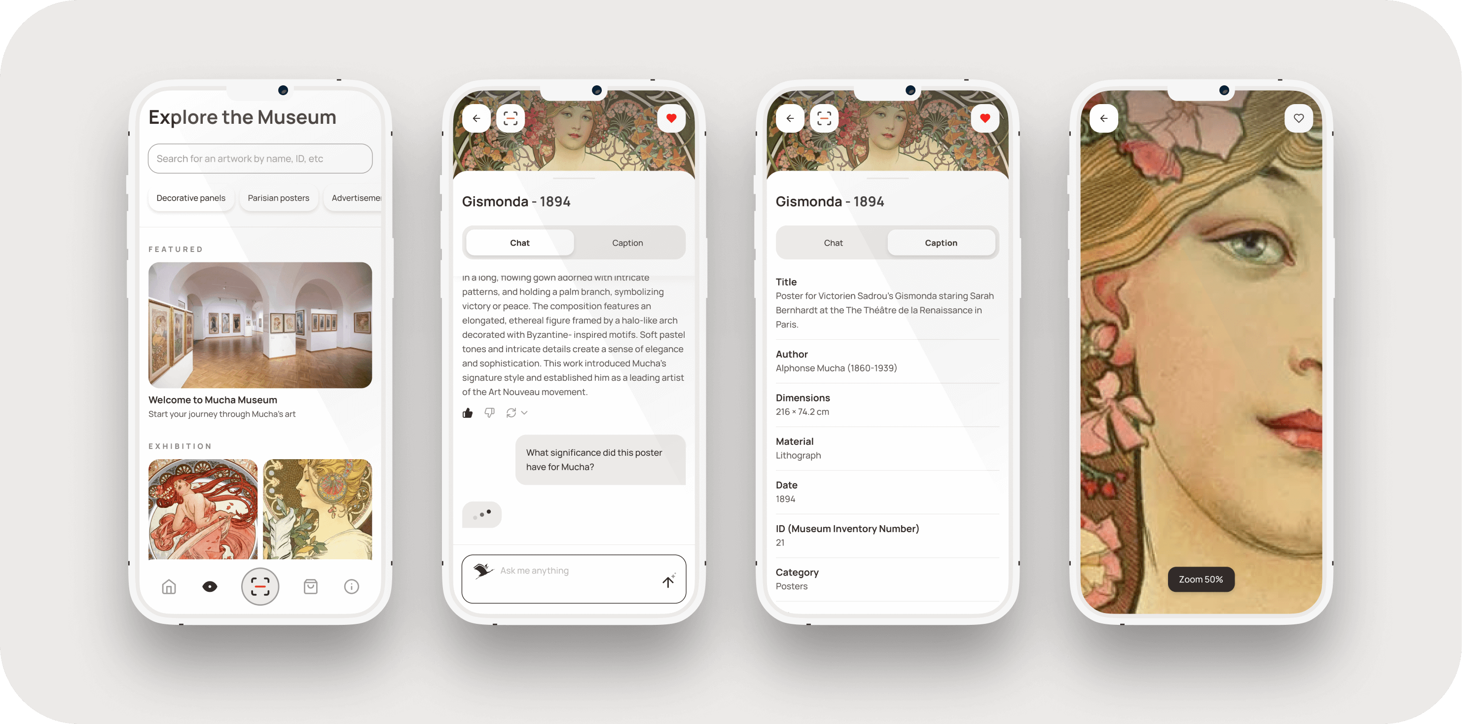 Aplikace Museus.ai